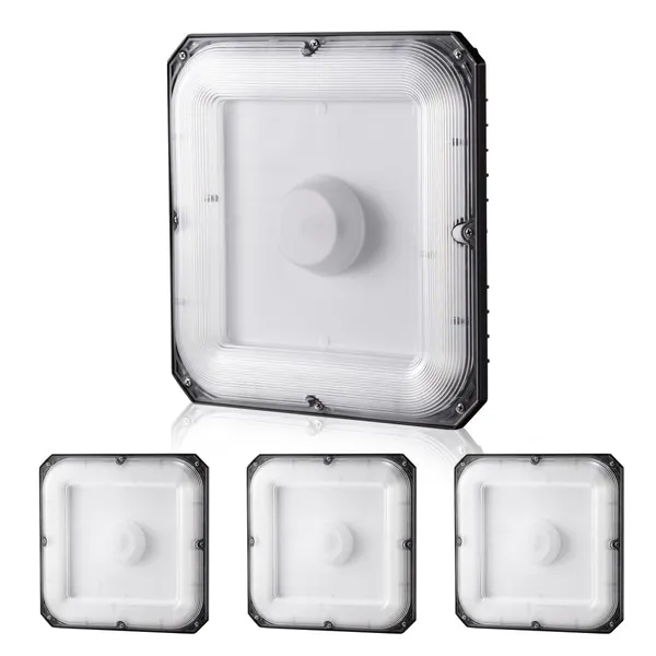 Jogo 4 luminárias LED 80W 8800LM 5000K IP65