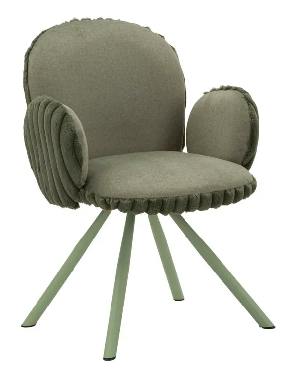 Cadeira Estocolmo -B- Verde Set 2 Peças 64x68x83 cm (Altura Assento 45 cm)
