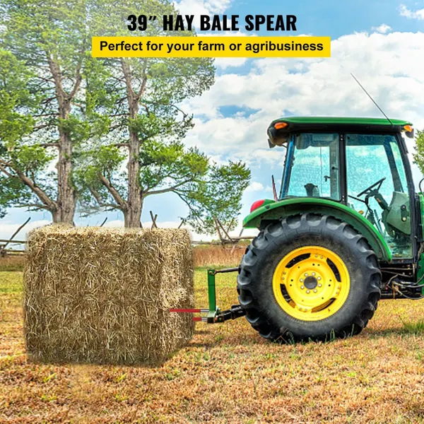 Par espetos feno 39 polegadas, capacidade 3000 lbs, revestido