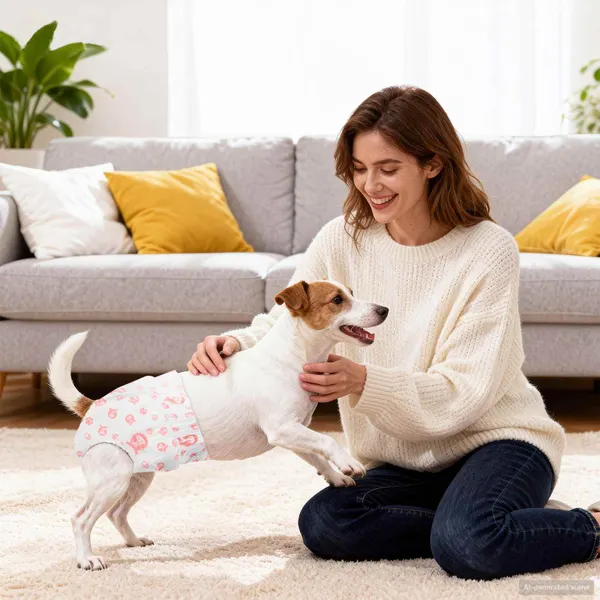 Fralda Descartável para Cadela 30 pcs Branco XS