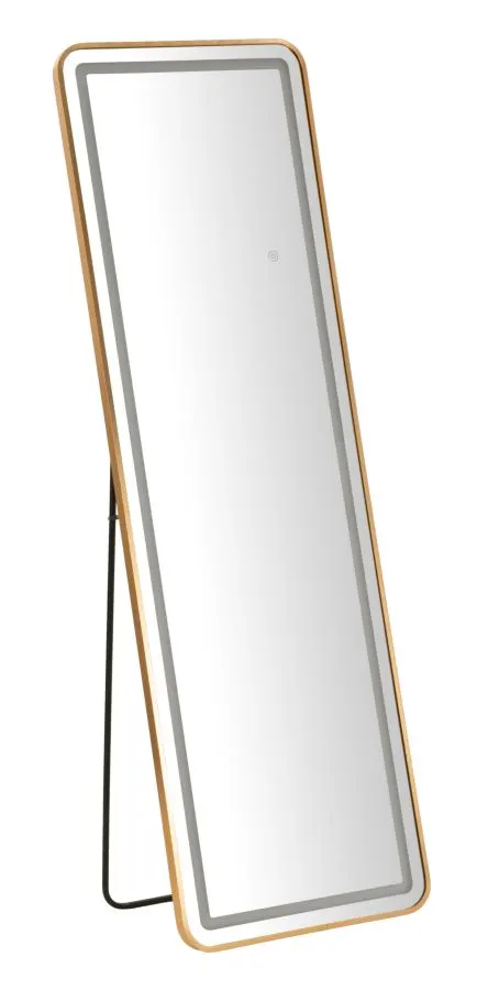Espelho de Pé LED Simple Retangular 50x3-38x160 cm (Luz com 3 Temperaturas de Cor)