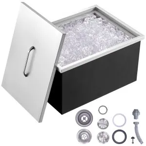 Arrefecedor gelo 51x36x30,5 cm 37,9 L aço