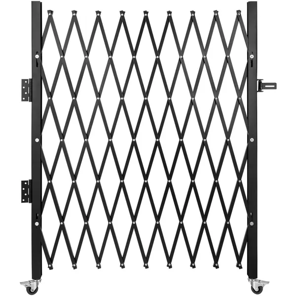 Portão Segurança Dobrável 190x131cm, Aço, Acordeão