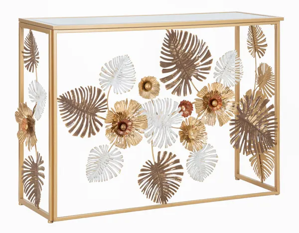 Consola Glam Floris 113x40x80 cm