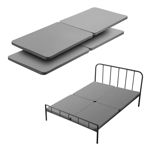 Suporte colchão cama casal 38mm tela oxford 200D 4 peças