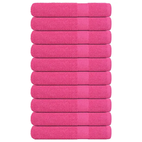 Toallas FROGN 10 pcs 100x200 cm 360 g/m² rosa