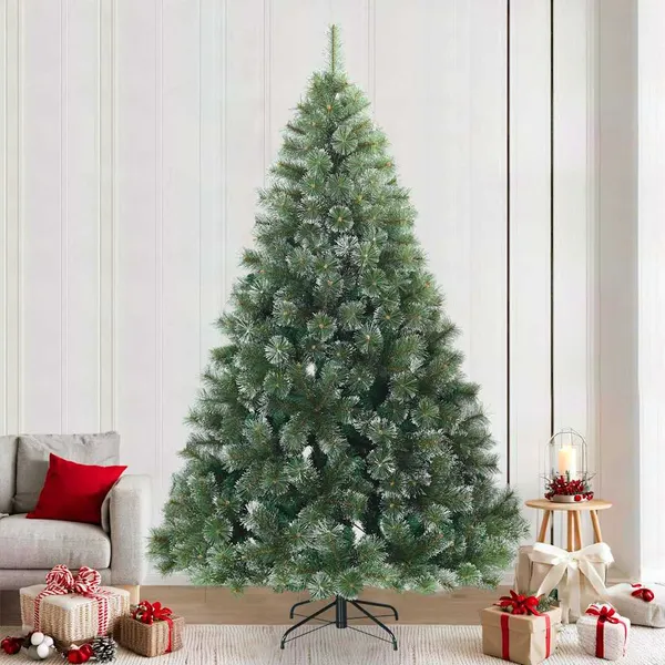 Árvore de Natal Artificial Articulada Nevado Flocked Verde