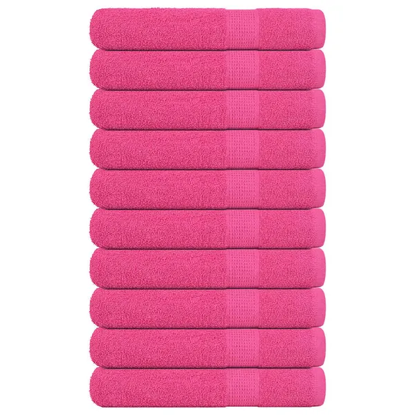 Toallas de sauna FROGN 10 pcs 80x200 cm 360 g/m² rosa