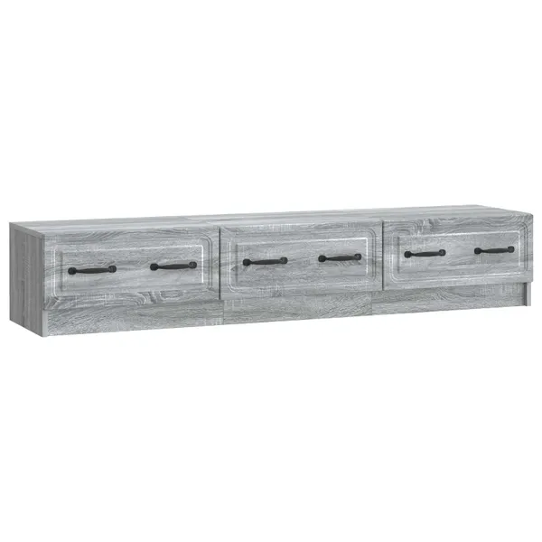Gabinete para TV com gaveta Sonoma Cinzento 147 x 34,5 x 27 cm