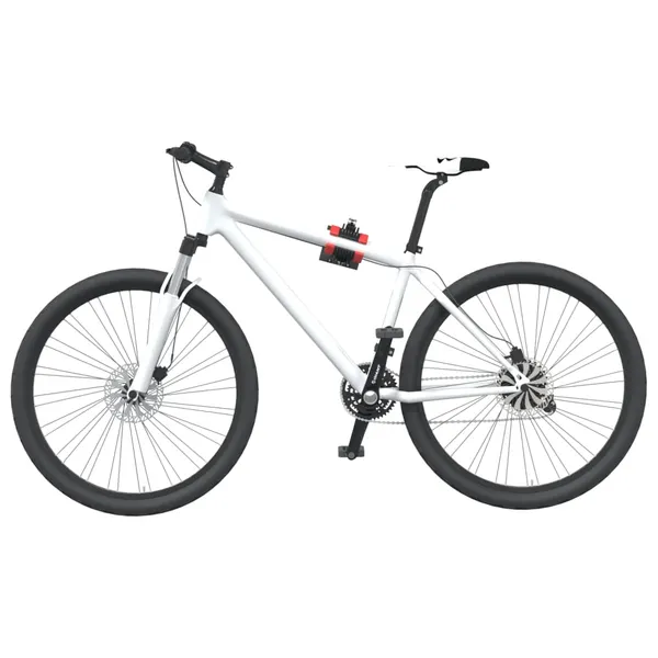 Suporte p/ reparar bicicletas de parede aço vermelho/azul