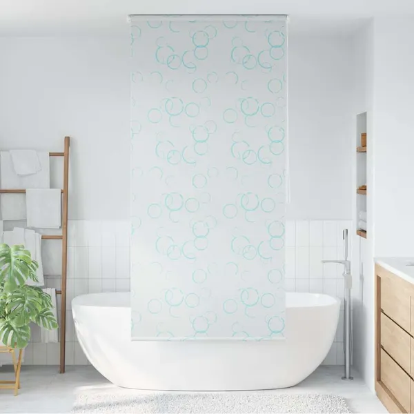 Estore de rolo para o duche 80x240 cm bolhas