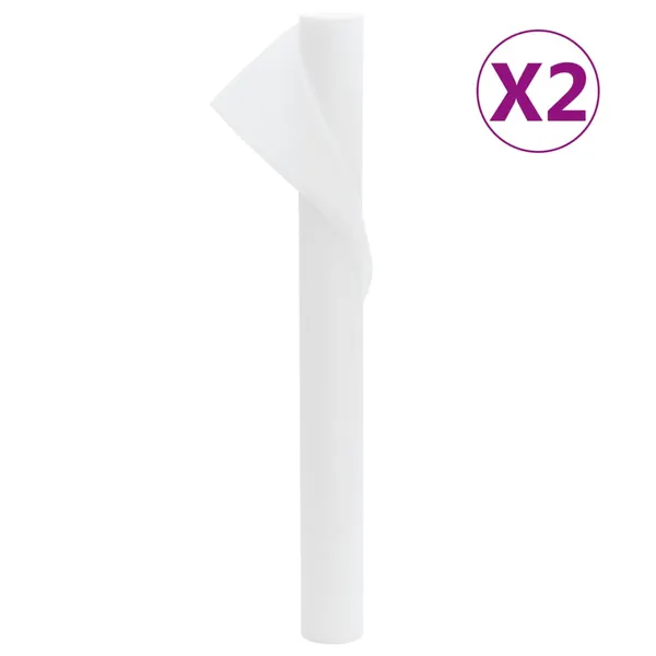 Coberturas para plantas 2 rolos 70 g/m² 10x1,6 m