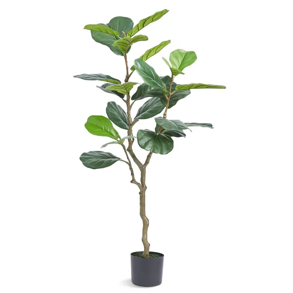 Figueira artificial 1.2 m, material PE anti-tombadela