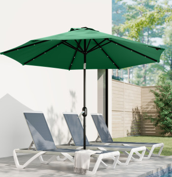 Parafango di ricambio per 3 m Sun Hat Reposition Awdow per Cappello Sole Patio con ventilazione superiore Protezione UV 50+ Copertura di ricambio per poliestere esterno verde