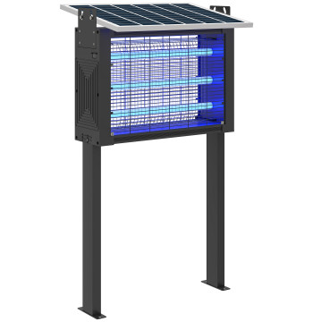 Essenza Lâmpada Elétrica Anti-Mosquitos 25W LED 200 m² com Painel Solar Ajustável