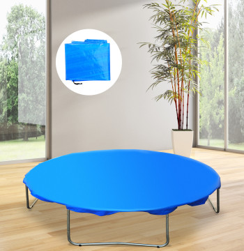 Protection imperméable pour lit élastique Ø244cm Trampolines Bleu