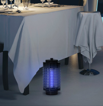 Lampada elettrica Anti-Mosquito 30W Mata Mosquitos Effetto UV elettrico 30 m2 per giardino Terrazza Patio 11x11x26 cm Nero