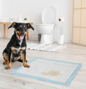 Resguardos de Treino Animais de Estimação 80 Unidades 45x60 cm Resguardos Absorventes para Cães Desenho com 6 Camadas com Superfície de Secagem Rápida Azul