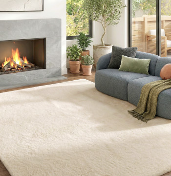 Tappeto per soggiorno 120x160 cm Tappeto lavabile per Soft Long Handle Macchina Stile moderno Tappeto per soggiorno Sala da pranzo Crema