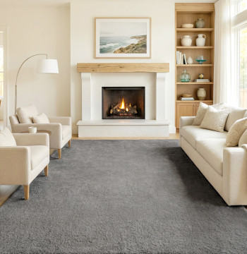 Tapete para sala de estar 230x160 cm Tapete Lavable a la máquina Por Longo Macio Estilo Moderno Tapete para Sala de estar Cuarto Sala de Cena Gris