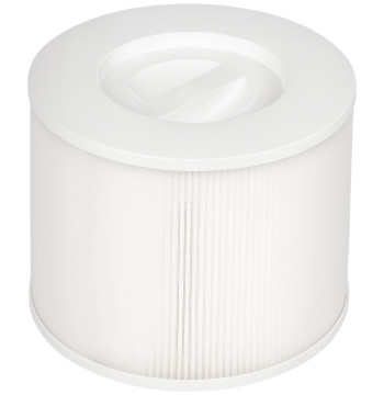 Filtro di ricambio HEPA H13 per purificatore dell'aria con funzione che elimina il filtro da virus e allergeni del carbone attivato per l'uso da 6 mesi 19.3x19.3x14.8cm Bianco