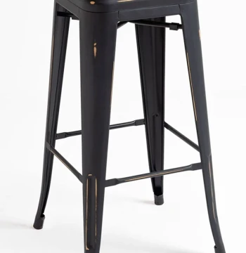 Lot 2 Tabourets Torix Vintage – Acier Renforcé, Prêts à l'Emploi
