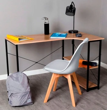 Conjunto Secretária Estik e Cadeira Synk Basic | Trabalho em Casa