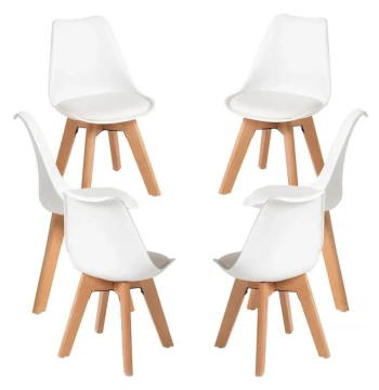 Pack 6 Cadeiras Synk Kid – Design Nórdico Leve e Resistente