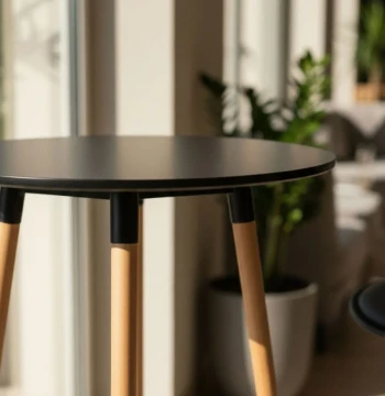 Tavolo Tower Alto 60 cm – Design Nordico per Bar