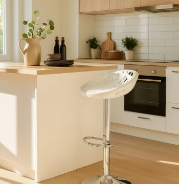 Banco Nest – Elegância Industrial para a Sua Cozinha