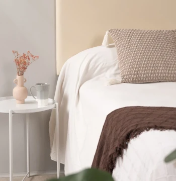 Cabeceira Smooth em Couro Sintético para Camas 80 e 90 cm