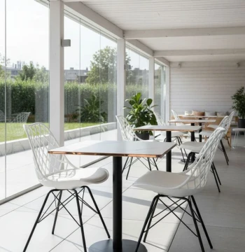 Mesa Firro Quadrada 70cm Preta – Design Moderno