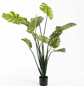 Pianta Artificiale Monstera 120cm – Decorazione d'Interni Realistica