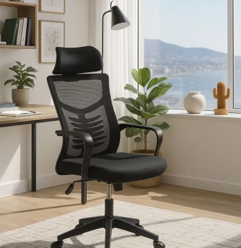 Chaise de Bureau Guilly – Design Nordique et Confort