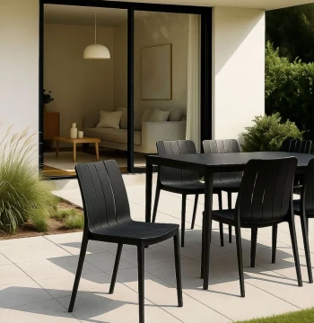Cadeira Zavi - Design Nórdico per Giardino e Interno