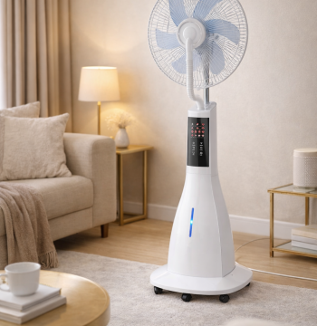 Essenza Ventilador Nebulizador 90W - 3L 13h Silencioso Control Remoto
