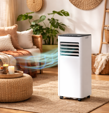 Climatiseur Portable Essenza 7000 BTU - Silencieux avec Télécommande