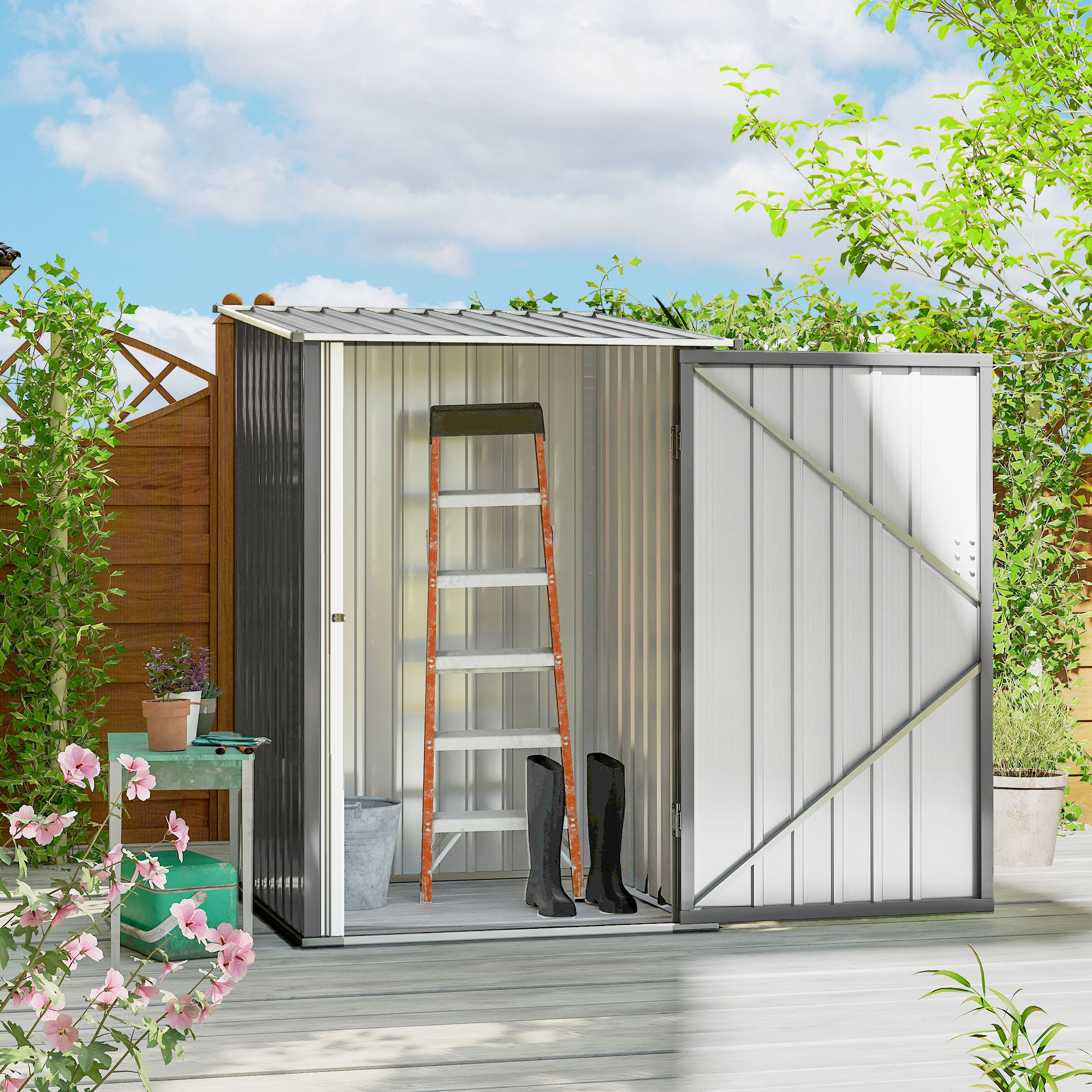 Abrigo de Jardim Compacto 0,92 m²
