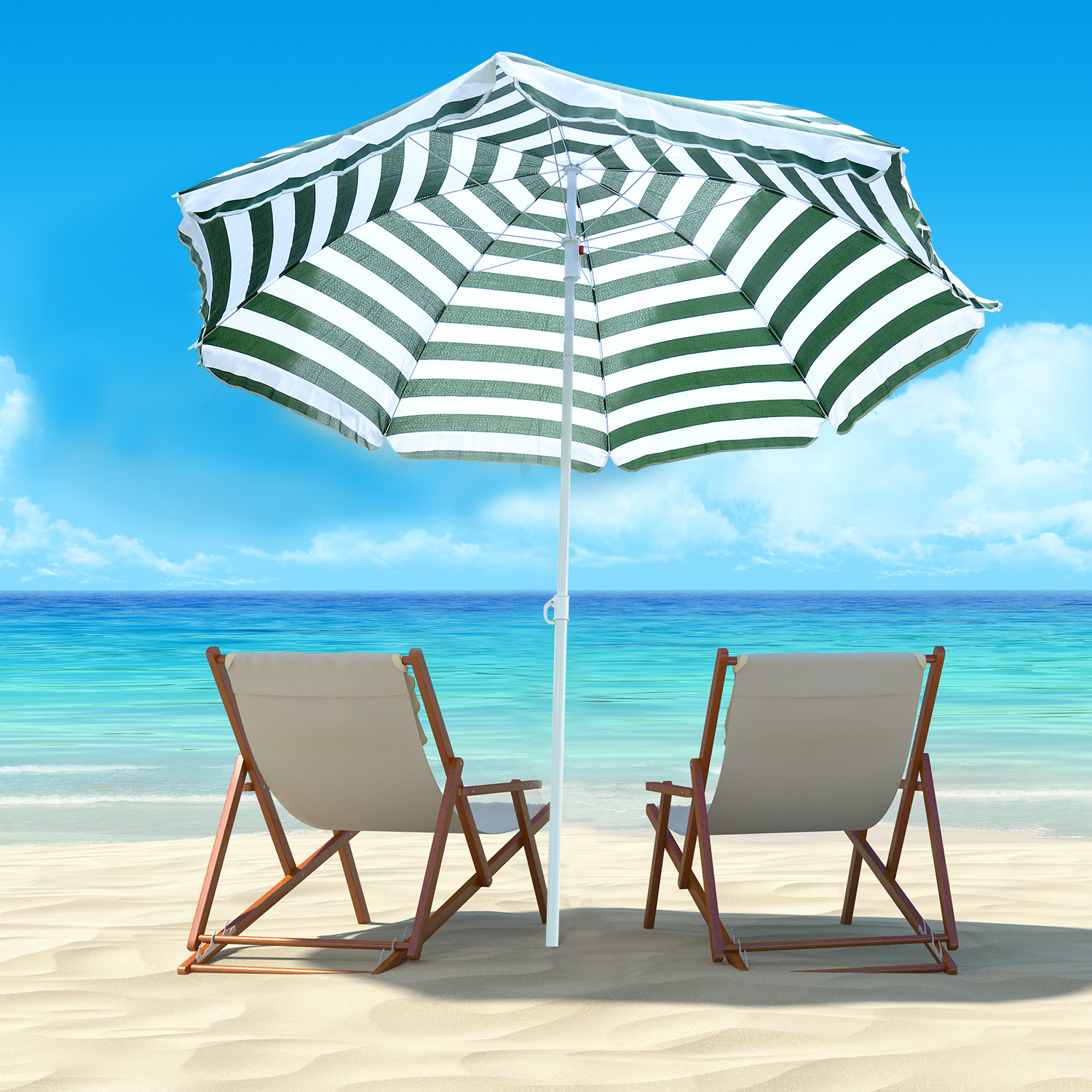 Chapéu de Sol de Praia Ø180cm
