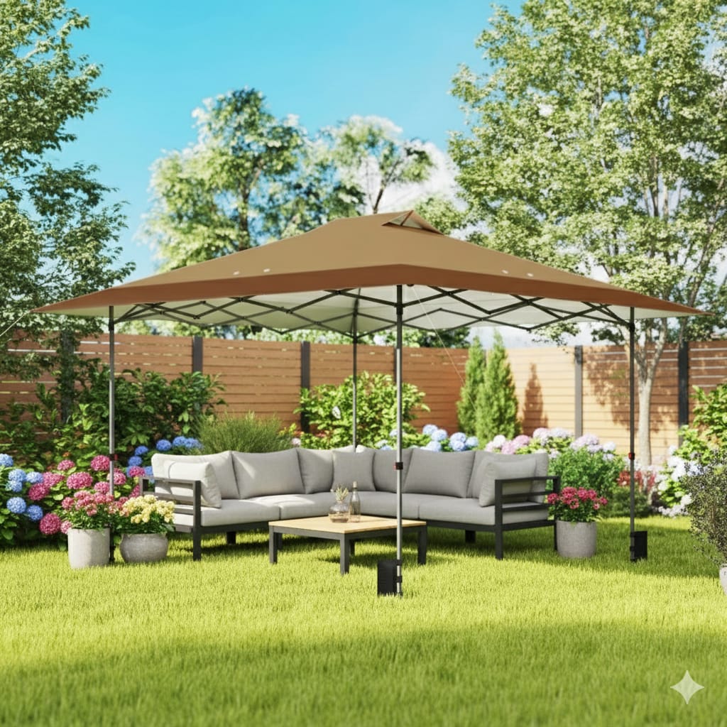 Tenda Dobrável Essenza Oxford 210D Bege