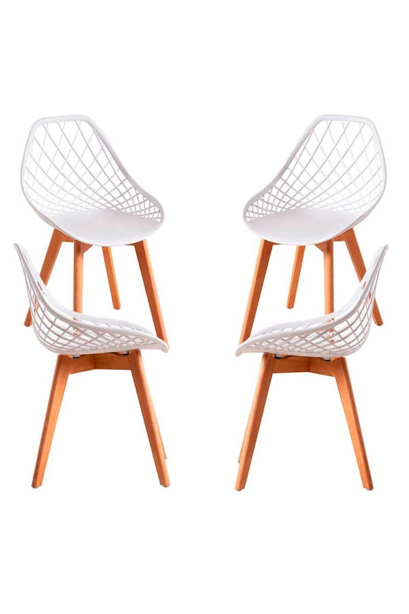 Pack 4 Cadeiras Deli - Design Moderno para Sala de Jant