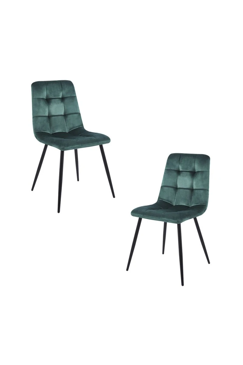 Pack 2 Cadeiras Stuhl Veludo – Conforto Nórdico para Sa