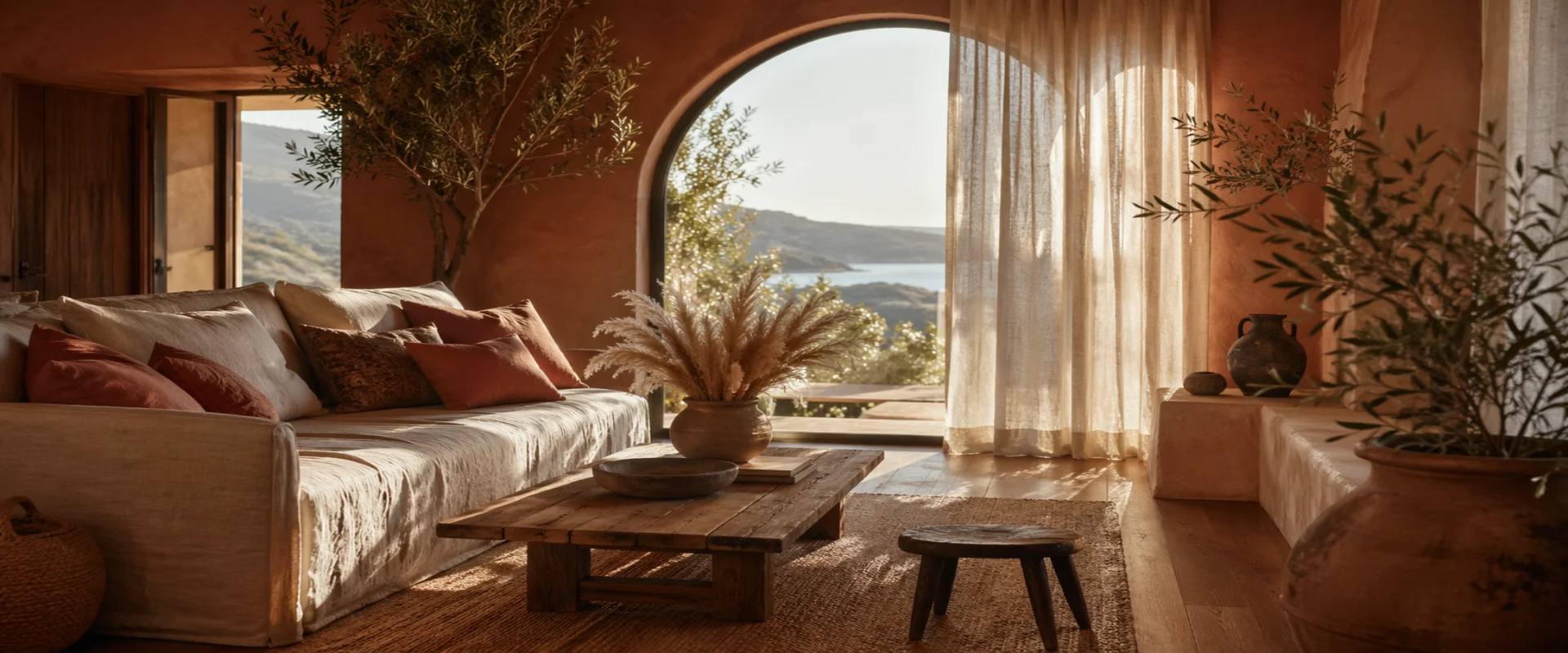 Quarto acolhedor com iluminação ambiente